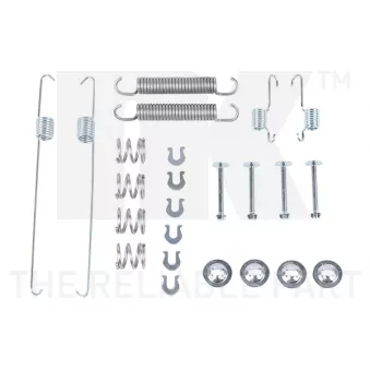 Kit d'accessoires, mâchoire de frein NK 79510001