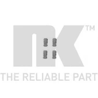 Kit d'accessoires, plaquette de frein à disque NK 7951094