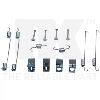 Kit d'accessoires, mâchoires de frein de stationnement NK 79520007
