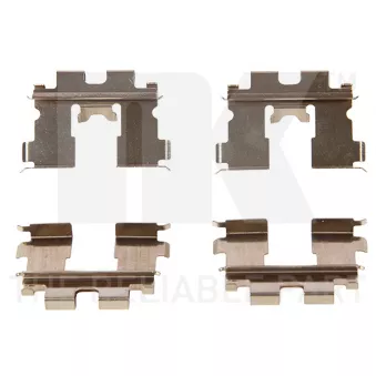 Kit d'accessoires, plaquette de frein à disque NK 7952163