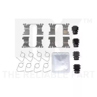 Kit d'accessoires, plaquette de frein à disque NK 7952252