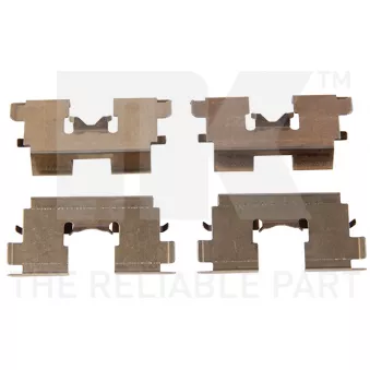 Kit d'accessoires, plaquette de frein à disque NK 7952662