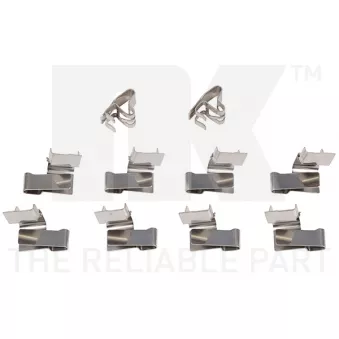 Kit d'accessoires, plaquette de frein à disque NK 7952671