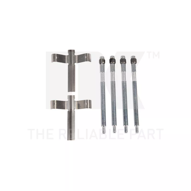 Kit d'accessoires, plaquette de frein à disque NK 7966001
