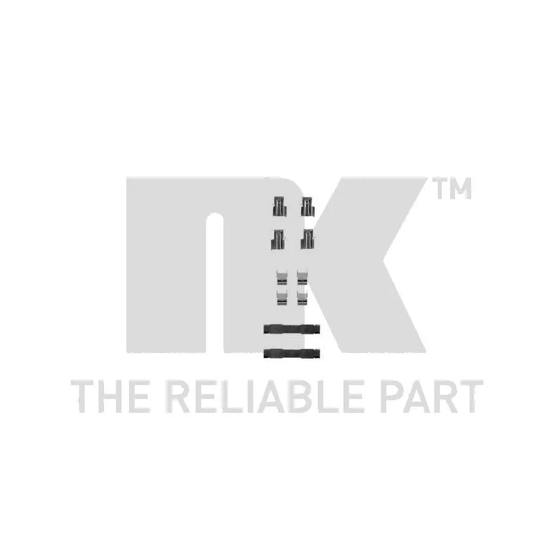 Kit d'accessoires, plaquette de frein à disque NK 7999071