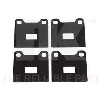 Kit d'accessoires, plaquette de frein à disque NK 79991000