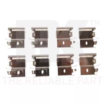 Kit d'accessoires, plaquette de frein à disque NK 79991002