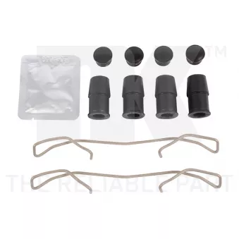 Kit d'accessoires, plaquette de frein à disque NK 79991005