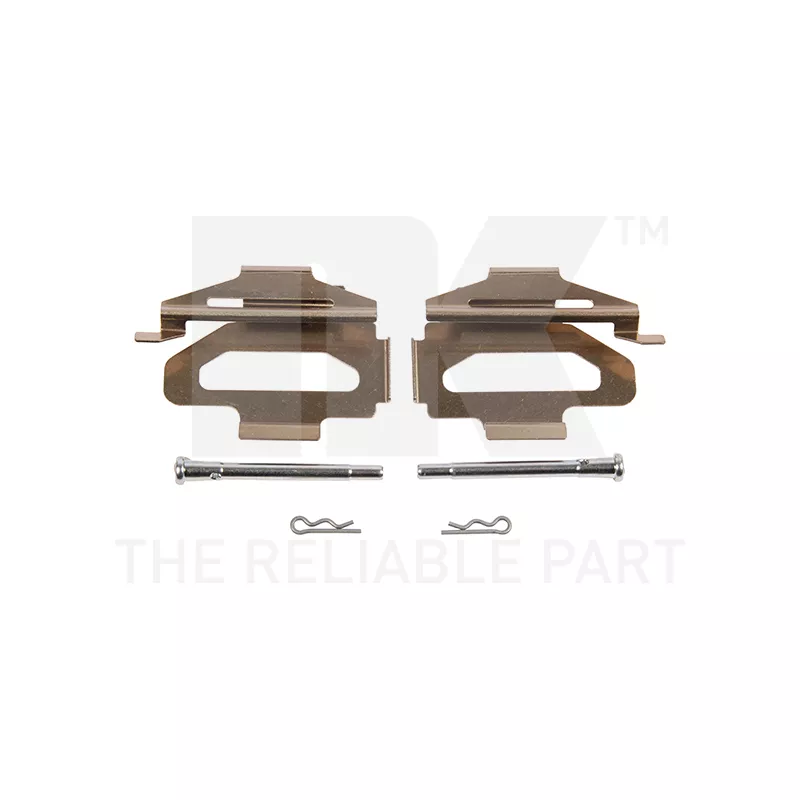 Kit d'accessoires, plaquette de frein à disque NK 79991007