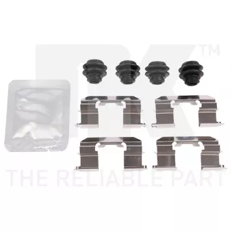 Kit d'accessoires, plaquette de frein à disque NK 79991008