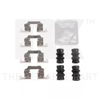 Kit d'accessoires, plaquette de frein à disque NK 79991009