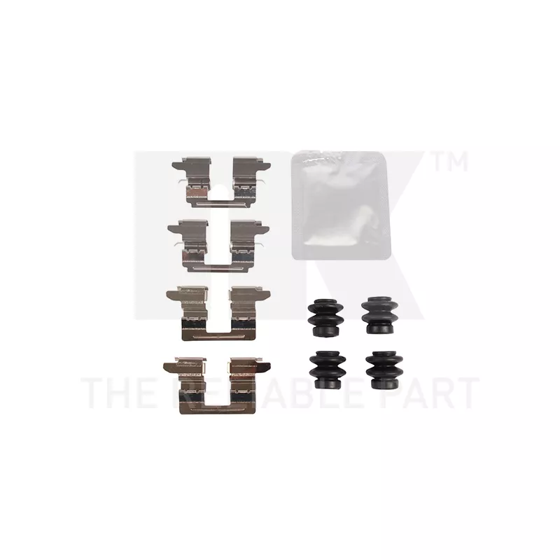 Kit d'accessoires, plaquette de frein à disque NK 79991014