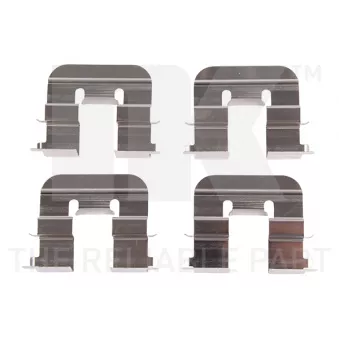 Kit d'accessoires, plaquette de frein à disque NK 79991019