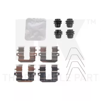 Kit d'accessoires, plaquette de frein à disque NK 79991023