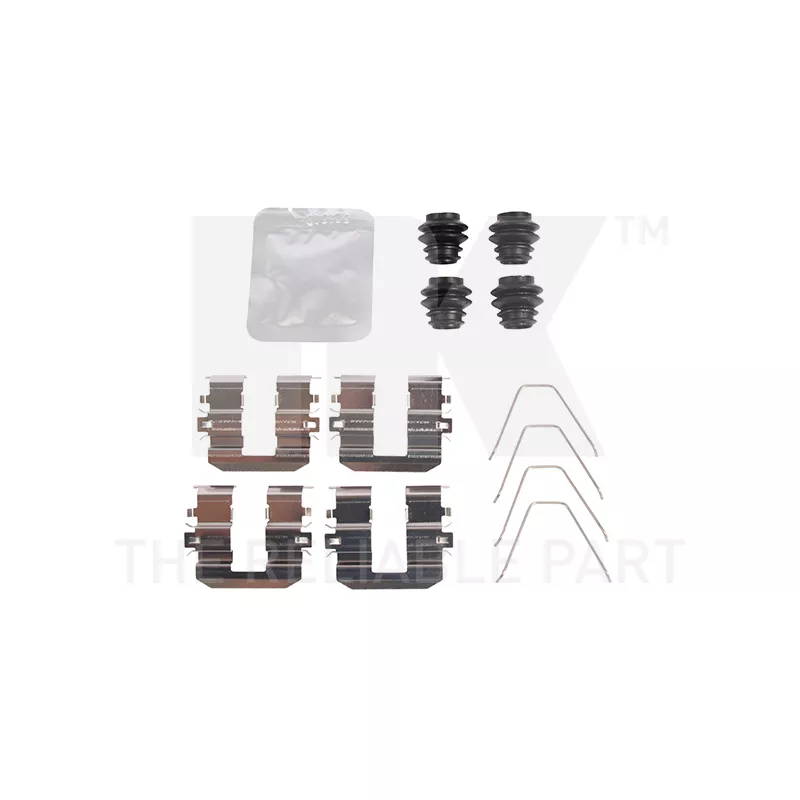 Kit d'accessoires, plaquette de frein à disque NK 79991023