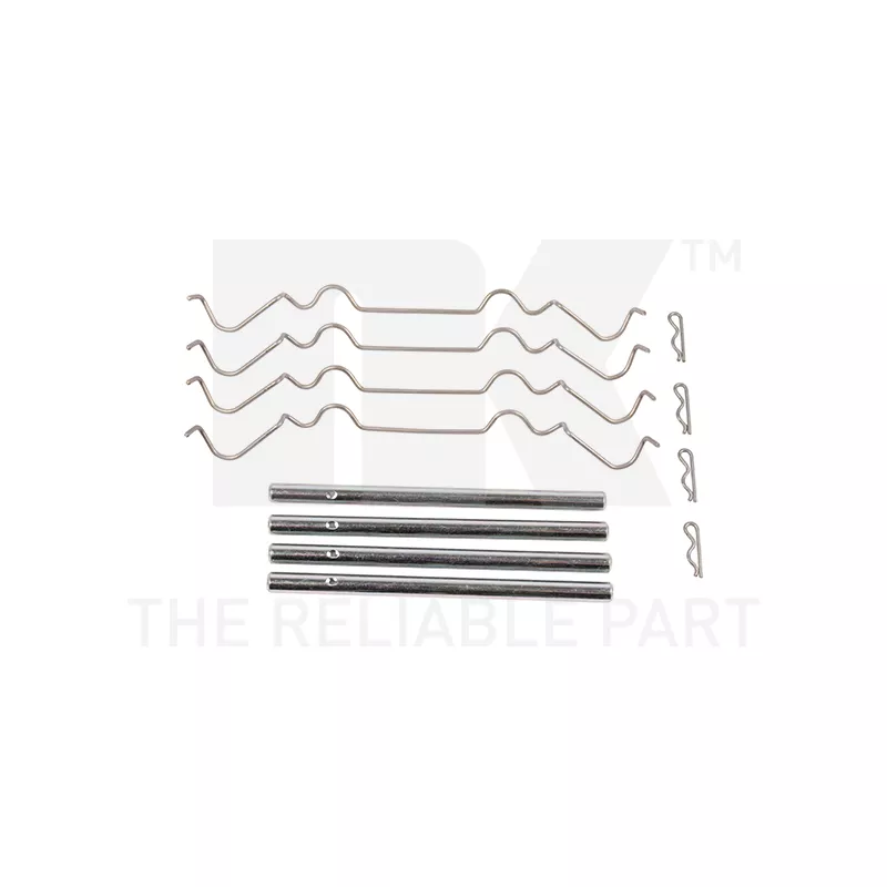Kit d'accessoires, plaquette de frein à disque NK 79991024