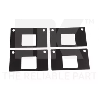 Kit d'accessoires, plaquette de frein à disque NK 79991025