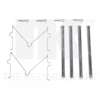 Kit d'accessoires, plaquette de frein à disque NK 79991028