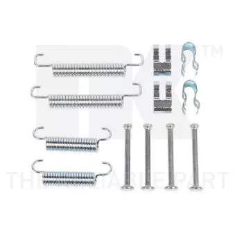 Kit d'accessoires, mâchoires de frein de stationnement NK 79991044