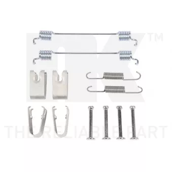 Kit d'accessoires, mâchoire de frein NK 79991048