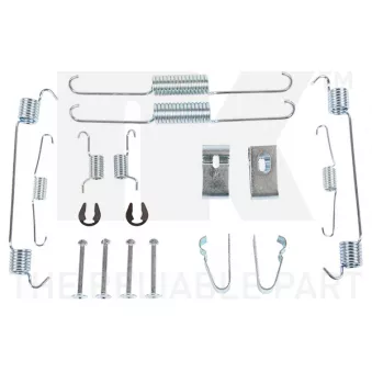 Kit d'accessoires, mâchoire de frein NK 79991051