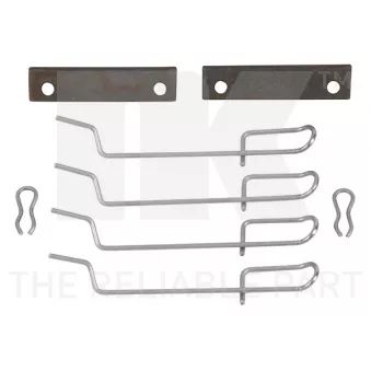 Kit d'accessoires, plaquette de frein à disque NK 7999125