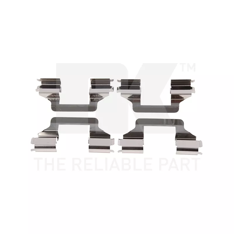 Kit d'accessoires, plaquette de frein à disque NK 7999656