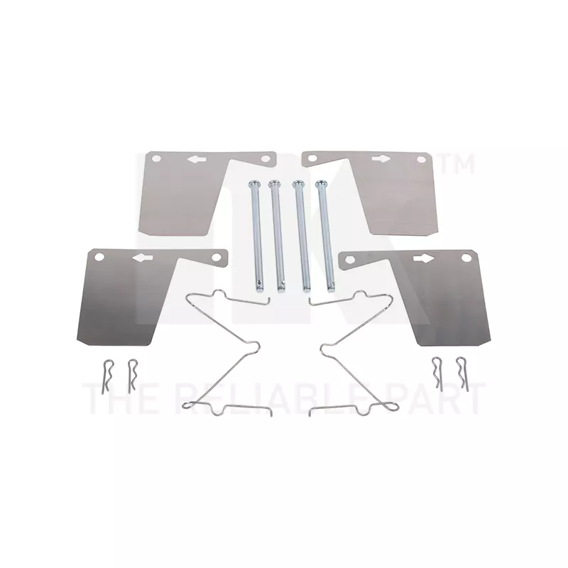 Kit d'accessoires, plaquette de frein à disque NK 7999960