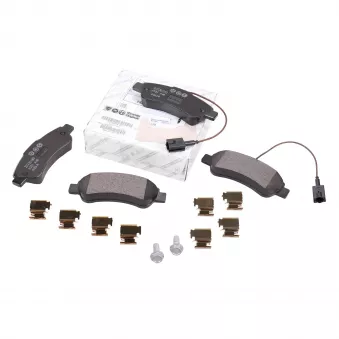 Jeu de 4 plaquettes de frein arrière OE 77366679