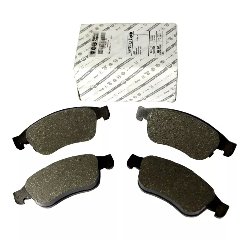 Jeu de 4 plaquettes de frein avant OE 77368048