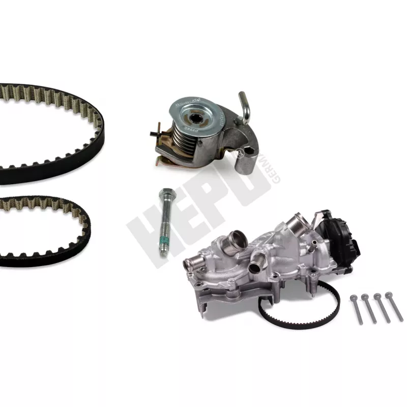 Pompe à eau + kit de courroie crantée HEPU PK55010