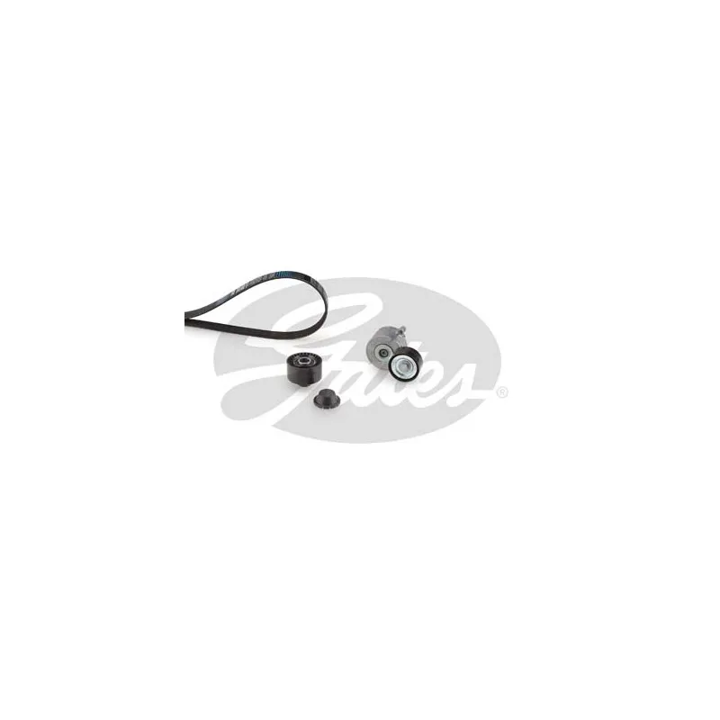 Jeu de courroies trapézoïdales à nervures GATES K026PK1708