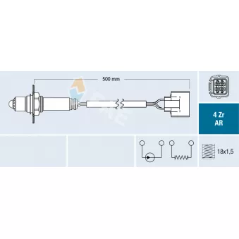 Sonde lambda FAE 75675