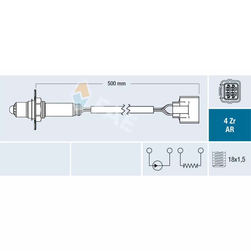 Sonde lambda FAE 75675