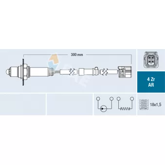 Sonde lambda FAE 75678