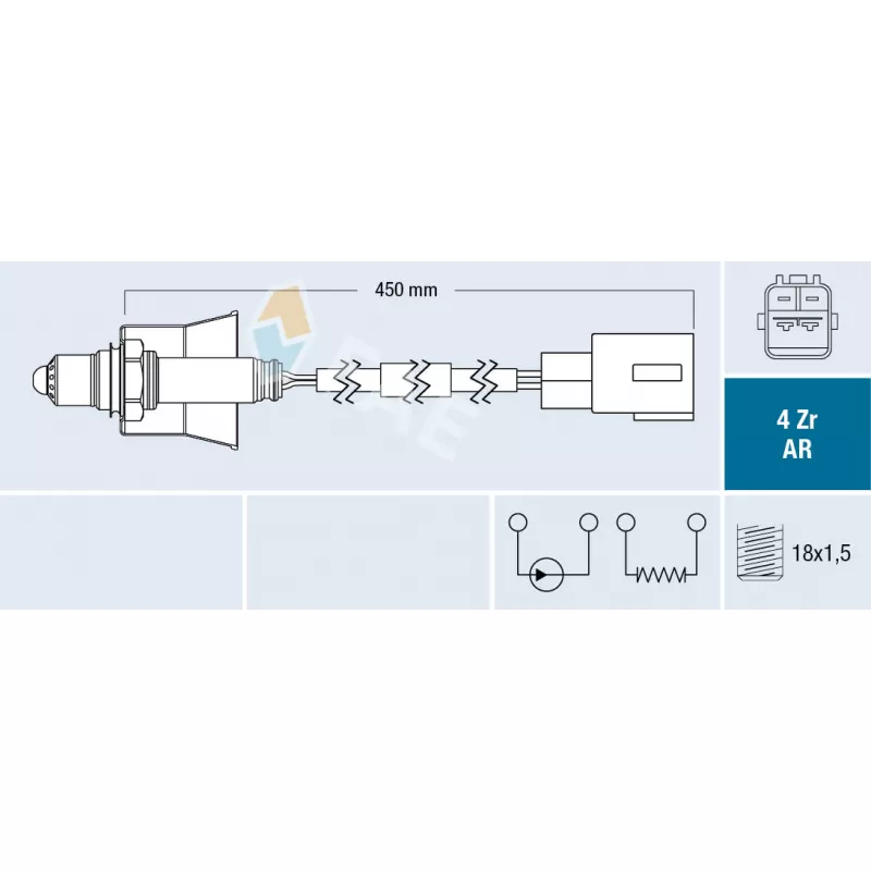Sonde lambda FAE 75688