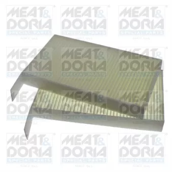 Filtre, air de l'habitacle MEAT & DORIA 17615