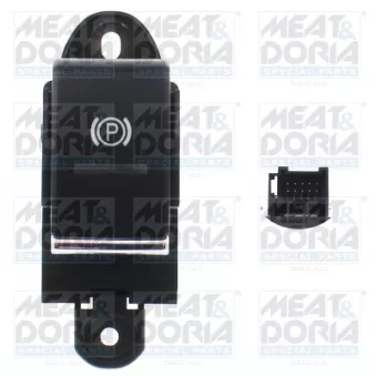Interrupteur, commande de frein de stationnement MEAT & DORIA 206169