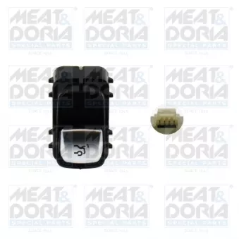 Touche, déverrouillage automatique du hayon MEAT & DORIA 206182