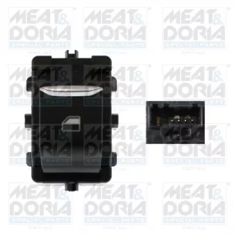 Interrupteur, lève-vitre avant droit MEAT & DORIA 26724