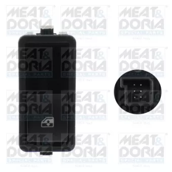 Interrupteur, lève-vitre MEAT & DORIA 26843