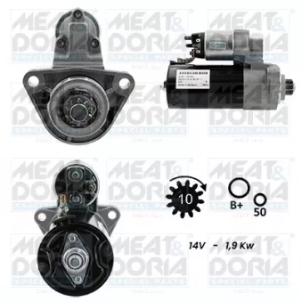 Démarreur MEAT & DORIA 5010386G