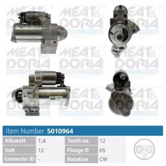 Démarreur MEAT & DORIA 5010964