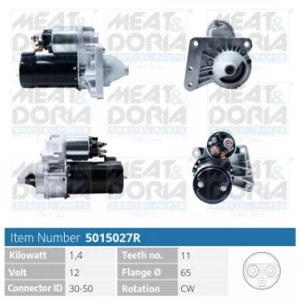 Démarreur MEAT & DORIA 5015027R