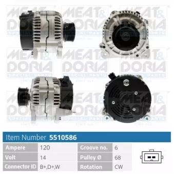 Alternateur MEAT & DORIA 5510586