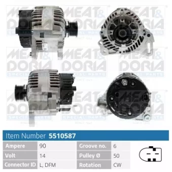 Alternateur MEAT & DORIA 5510587