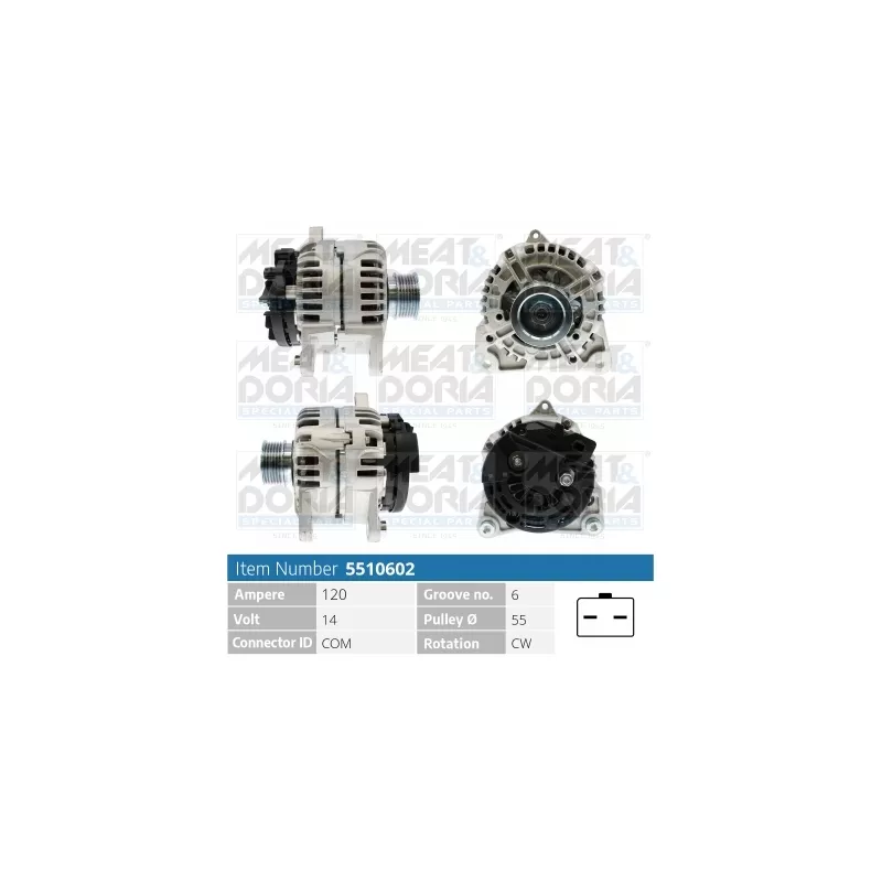 Alternateur MEAT & DORIA 5510602