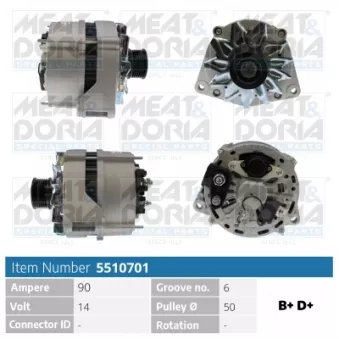 Alternateur MEAT & DORIA 5510701