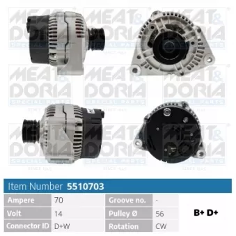 Alternateur MEAT & DORIA 5510703