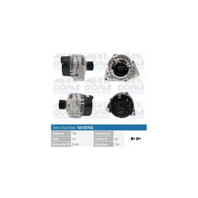 Alternateur MEAT & DORIA 5510703